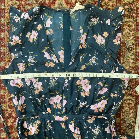 Rebecca Taylor Blue Floral Jumpsuit - Picture 3 of 13